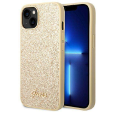 Guess GUHCP14MHGGSHD iPhone 14 Plus 6.7 "arany kemény tok Glitter Script tok és táska