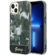 Guess GUHCP14SHGJGHA iPhone 14 6.1" zöld/zöld keménytok Jungle Collection tok és táska