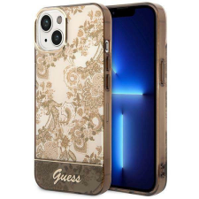 Guess GUHCP14SHGPLHC iPhone 14 6,1&quot; okkersárga Porcelain Collection keménytok tok és táska