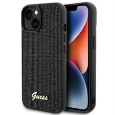 Guess GUHCP14SPMSDGSK Disco Metal Script tok iPhone 13 / 14 / 15 - fekete tok és táska
