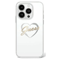 Guess GUHCP16LHCHGSPT IML Heart keménytok iPhone 16 Pro - átlátszó tok és táska