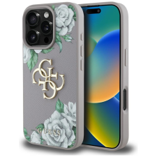 Guess GUHCP16LPGROP4MU Grained Roses Big 4G Logo tok iPhone 16 Pro - fáradt lila tok és táska