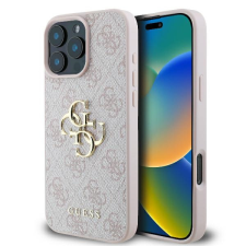 Guess GUHCP16X4GMGPI 4G Big Logo keménytok iPhone 16 Pro Max - rózsaszín tok és táska