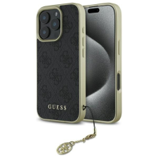 Guess GUHCP16XGF4GGR 4G Charms Collection keménytok iPhone 16 Pro Max - fekete tok és táska