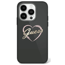 Guess GUHCP16XHCHGSPK IML Heart keménytok iPhone 16 Pro Max - fekete tok és táska