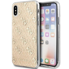 Guess GUHCPXPCU4GLGO iPhone X/Xs arany keménytok 4G Glitter tok és táska
