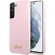 Guess GUHCS22MLSLMGLA S22+ S906 Levendula Szilikon Script Metal Logo Keménytok (3666339042516) tok és táska