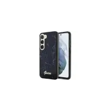 Guess GUHCS23MPCUMAK Samsung Galaxy S23 +S916 fekete keménytok Márvány tok és táska