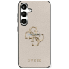 Guess GUHCS25LPGT4MBE PU Grained Big 4G and Classic Logo tok Samsung Galaxy S25 Ultra - bézs