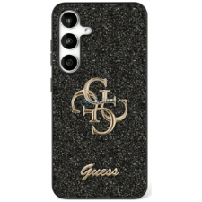 Guess GUHCS25SHG4SGK Fixed Glitter Big 4G tok Samsung Galaxy S25 - fekete tok és táska