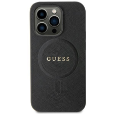 Guess GUHMN61PSAHMCK iPhone 11 / Xr 6.1" fekete keménytok Saffiano MagSafe Saffiano tok és táska