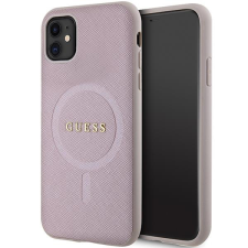 Guess GUHMN61PSAHMCP tok iPhone 11 / Xr készülékhez - rózsaszín Saffiano MagSafe tok és táska