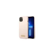 Guess GUHMP13MSBPLP iPhone 13 6,1" rózsaszín szilikon Logo Plate MagSafe keménytok tok és táska