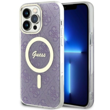Guess GUHMP14XH4STU iPhone 14 Pro Max 6.7" lila keménytok 4G MagSafe tok és táska
