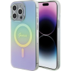 Guess GUHMP15LHITSQ iPhone 15 Pro 6.1" Türkizkék/Türkiz Keménytok IML Irizáló Magsafe (GUE003122)