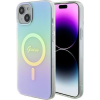 Guess GUHMP15MHITSQ iPhone 15 Plus / 14 Plus 6.7" Türkizkék Keménytok IML Irizáló Magsafe IML Iridescent (GUE003220)
