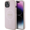 Guess GUHMP15MPSAHMCP iPhone 15 Plus / 14 Plus 6.7" Rózsaszín Keménytok Saffiano Magsafe (GUE003297)