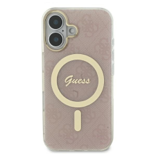 Guess GUHMP16LH4STP IML 4G MagSafe keménytok iPhone 16 Pro - rózsaszín tok és táska