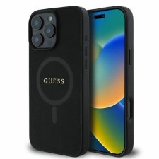 Guess GUHMP16LPSAHMCK Saffiano Classic Logo MagSafe keménytok iPhone 16 Pro - fekete tok és táska