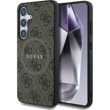 Guess GUHMS25SG4GFRW Ring Classic Logo MagSafe- Kompatibilis Tok Samsung Galaxy S25 - Barna (GUHMS25SG4GFRW) tok és táska