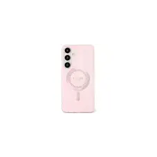 Guess GUHMS25SPFTDTEP IML Rhinestones MagSafe-kompatibilis tok Samsung Galaxy S25 - rózsaszín tok és táska
