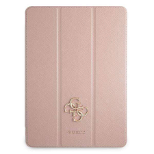 Guess GUIC12PUSASPI iPad 12,9" 2021 rózsaszín Saffiano Collection könyvtok tablet tok