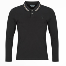 Guess Hosszú ujjú galléros pólók OLIVER LS POLO Fekete EU XL
