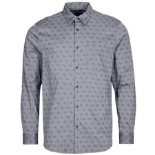 Guess Hosszú ujjú ingek 4G JACQUARD SHIRT Szürke EU L férfi ing
