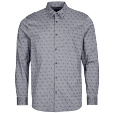 Guess Hosszú ujjú ingek 4G JACQUARD SHIRT Szürke EU S