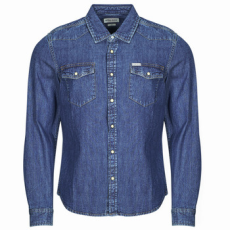 Guess Hosszú ujjú ingek GJ SLIM LS DENIM Kék EU M