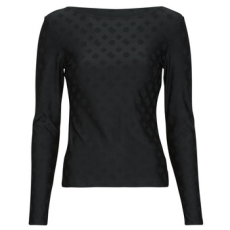 Guess Hosszú ujjú pólók LS SCOOP BACK NADENE Fekete EU M