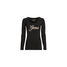 Guess Hosszú ujjú pólók LS SN GUESS SCRIPT TEE Fekete EU S női póló