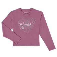 Guess Hosszú ujjú pólók MIDI LS T-SHIRT Rózsaszín 8 ans