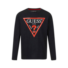 Guess Hosszú ujjú pólók MILLO Fekete 12 ans