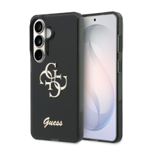 Guess IML 4G Script Metal Logo Samsung Galaxy S26 tok, fekete tok és táska