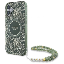 Guess Iml Flowers Allover Tokborító Iphone 16 Plusz Zöld Telefonhoz tok és táska