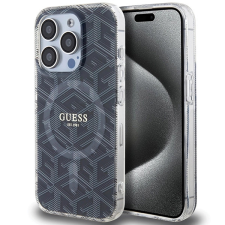 Guess IML GCube MagSafe tok iPhone 15 Pro - fekete tok és táska