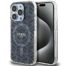 Guess IML GCube MagSafe tok iPhone 15 Pro Max készülékhez - fekete tok és táska