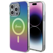 Guess IML Irizáló MagSafe tok iPhone 15 Pro készülékhez - fekete tok és táska