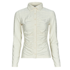 Guess Ingek / Blúzok LS SHIRRING NYNA Bézs EU M