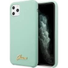 Guess iPhone 11 Pro Vintage Gold Szilikon Tok - Zöld (GSM099771)
