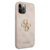 Guess iPhone 15 Pro Guess Big Metal Logo tok 4G pink