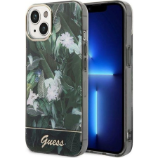Guess Jungle Collection Apple iPhone 14 hátlap tok, zöld (GUHCP14SHGJGHA) tok és táska