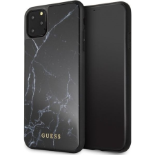 Guess Marble Apple iPhone 11 Pro Max hátlap tok, fekete márvány (GSM096059) tok és táska