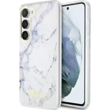 Guess Marble Samsung Galaxy S23 hátlap tok , fehér (187768990) tok és táska