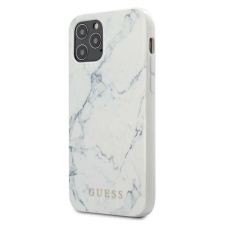 Guess Marble - telefontok iPhone 12 Pro Max fehér tok és táska