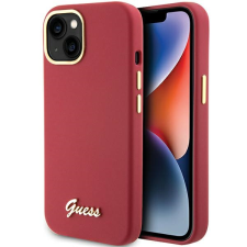Guess Metal Logo Apple iPhone 15 Tok - Rózsaszín tok és táska