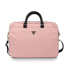 Guess Nylon Triangle Logo GUCB15NTMLLP 16" tablet táska, rózsaszín tablet tok