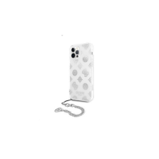 Guess PC Chain Peony Apple iPhone 12 Pro Max hátlap tok, ezüst tok és táska