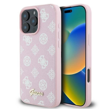 Guess Peony Script Logo MagSafe tok iPhone 16 Pro - rózsaszín tok és táska